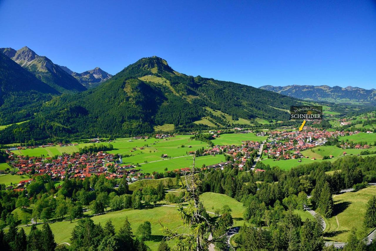 Wohlfühl-Ferienwohnungen Schneider Bad Hindelang Exterior foto